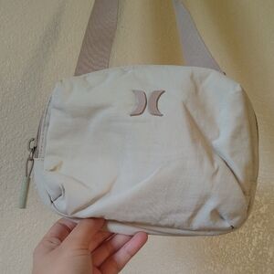 Hurley Beige Sling/ Hip Crossbody Bag